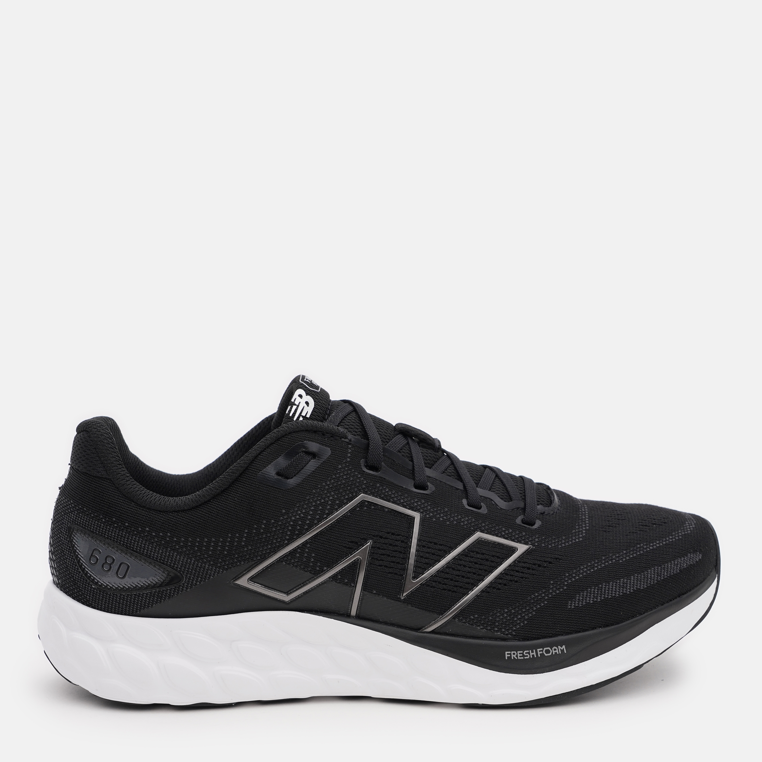 Акція на Чоловічі кросівки для бігу New Balance Fresh Foam X M680 V8 M680LK8 45 (11US) 29 см Чорний/Сірий від Rozetka