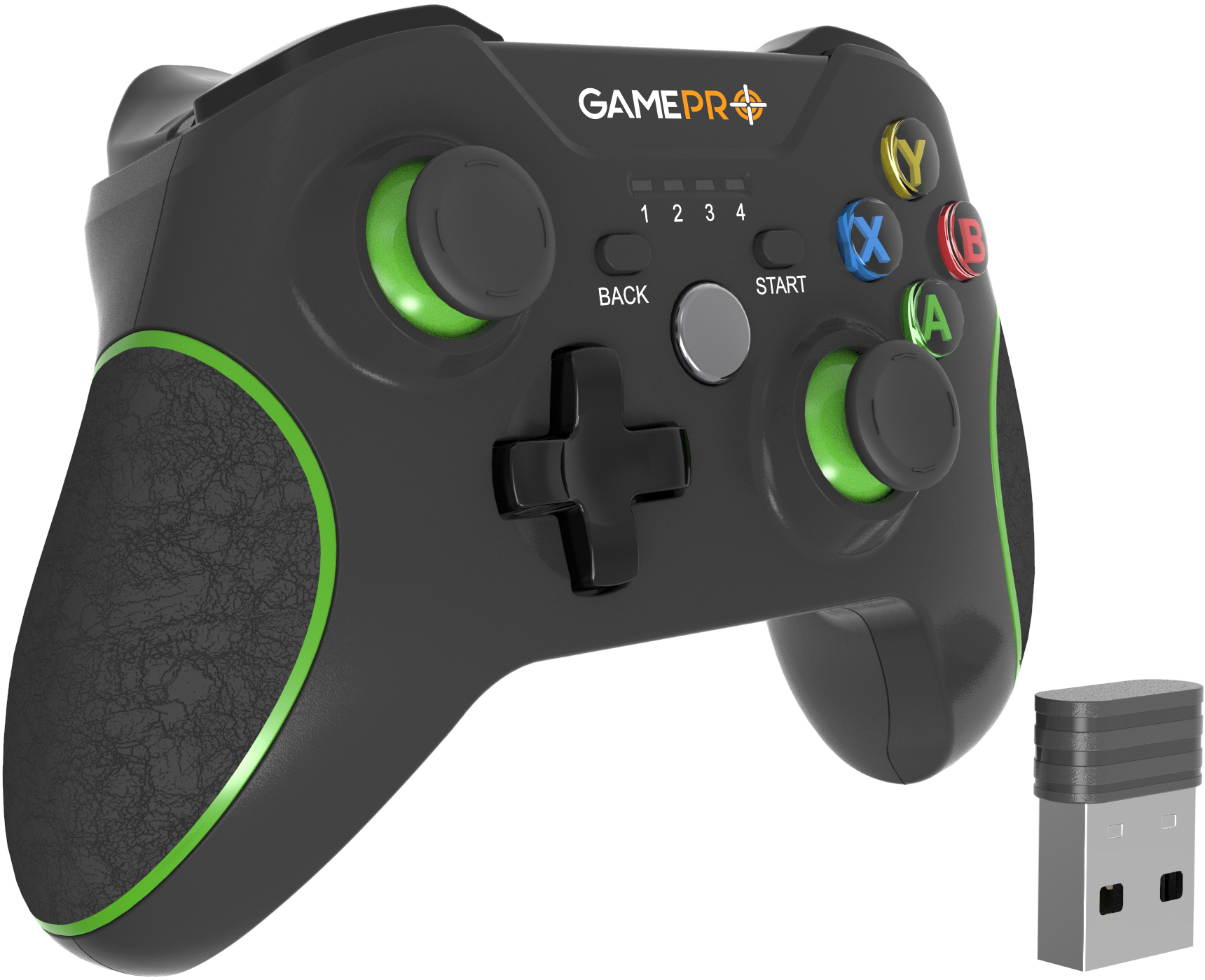 Відео для товару Бездротовий геймпад GamePro MG650B Black-Green