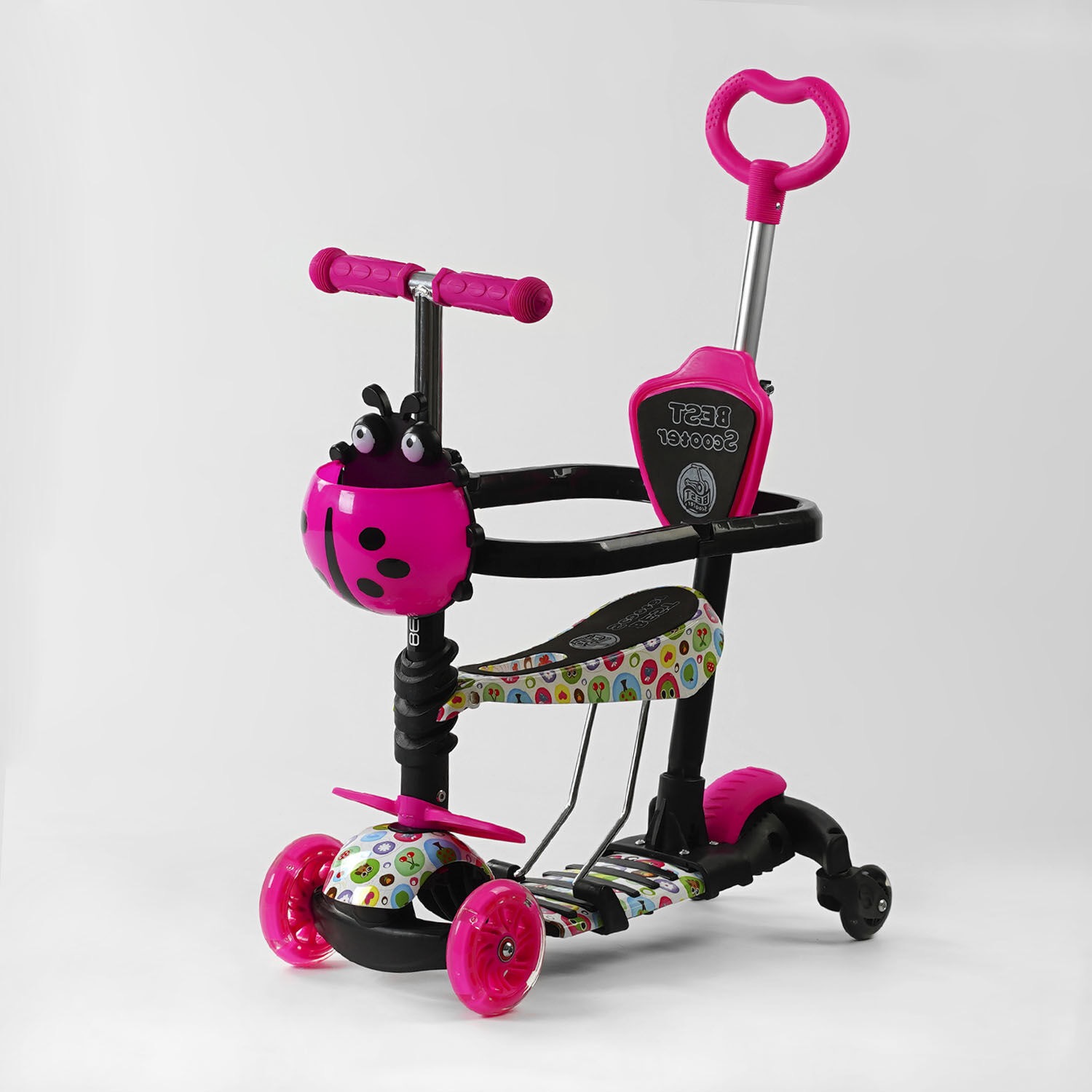 Детский трехколесный самокат для девочки 5в1 Best Scooter LS-67367 ...