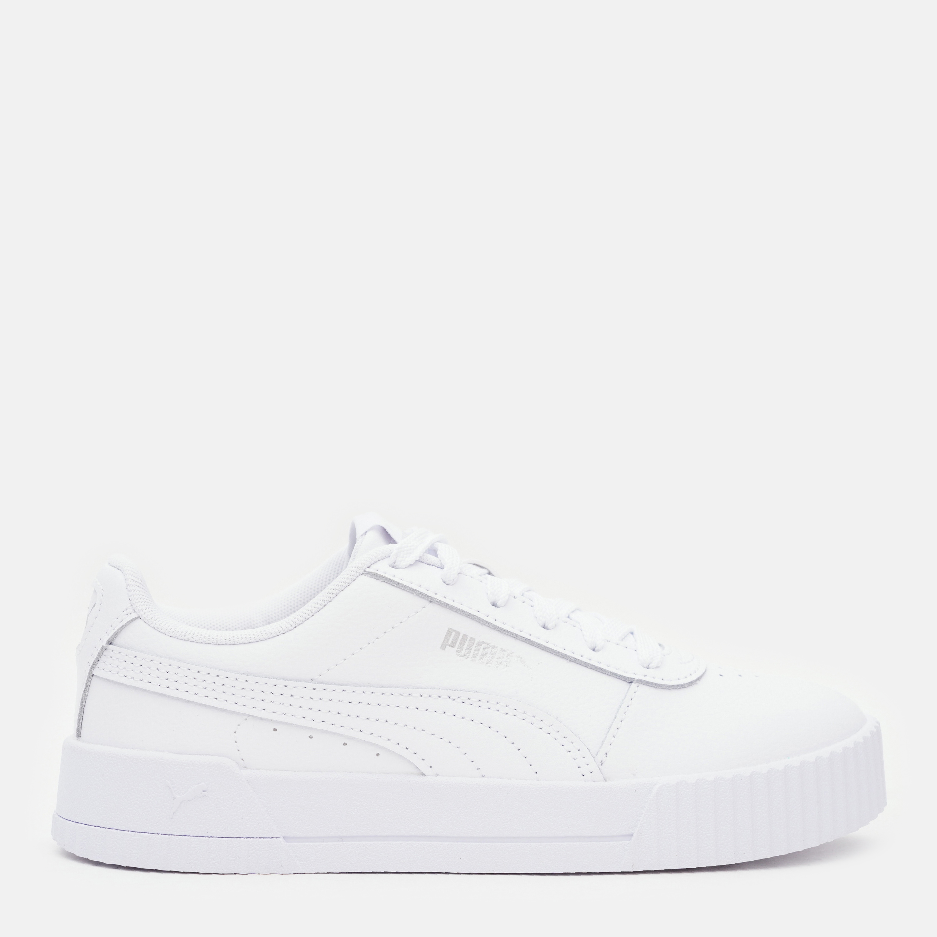 Акція на Жіночі кеди низькі Puma Carina L 37032502 42 (8UK) 27 см Puma White-Puma White-Puma Silver від Rozetka