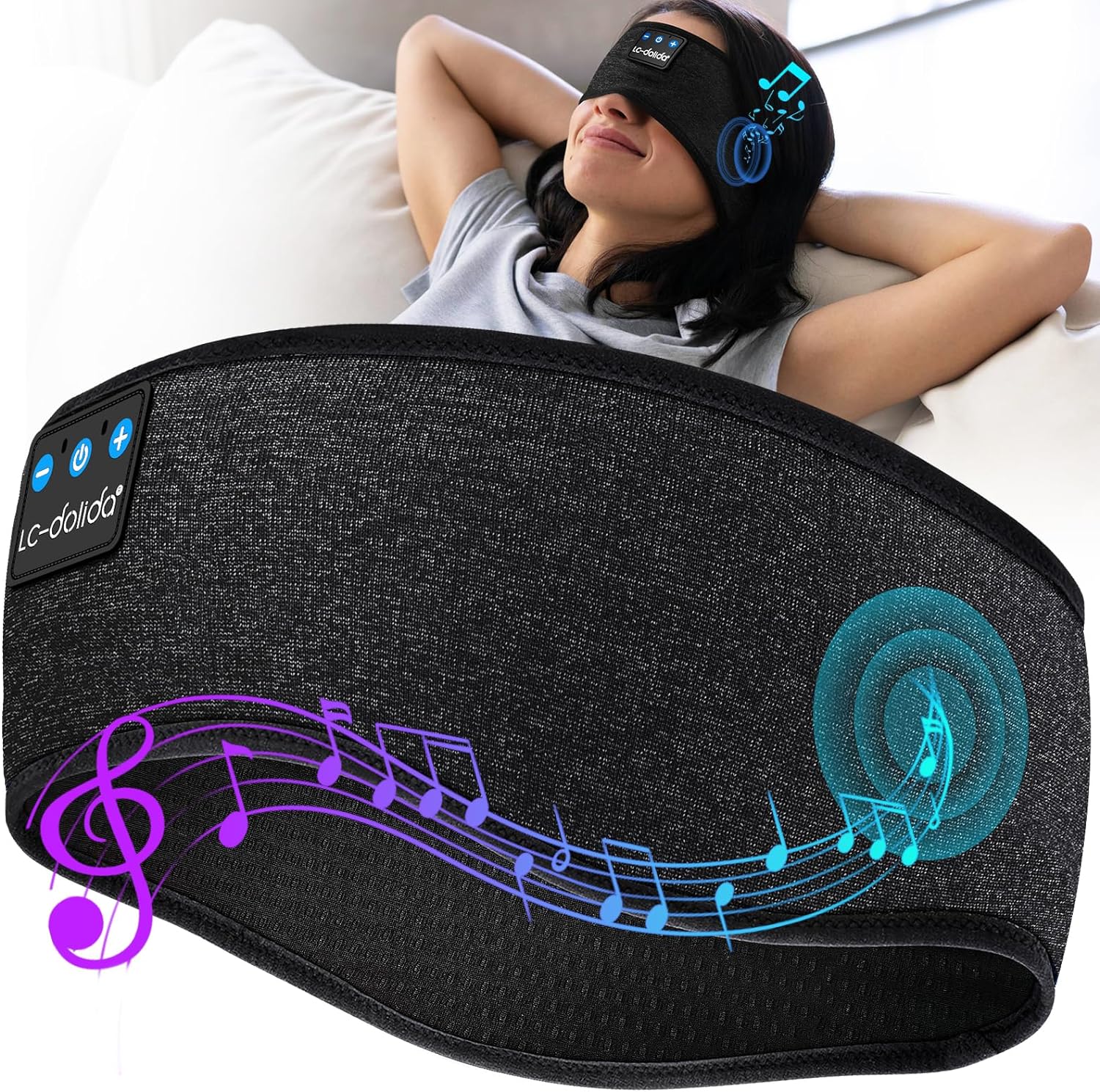 Наушники для сна LC-dolida MusiCozy ‎LC001 Черные купить в интернет ...