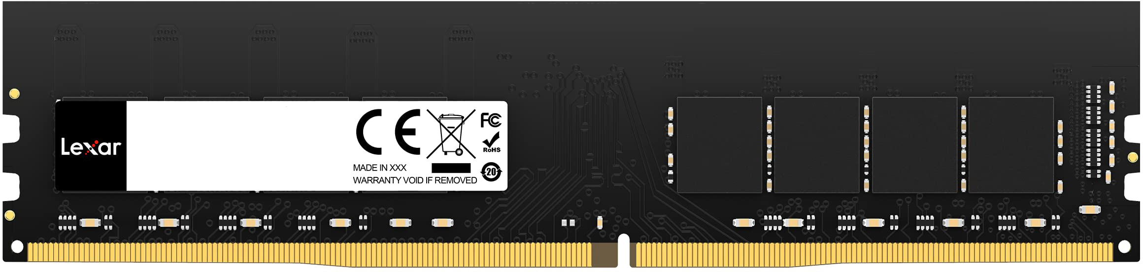 Оперативна пам'ять Lexar DDR4-3200 32768MB PC4-25600 Classic (LD4AU032G ...