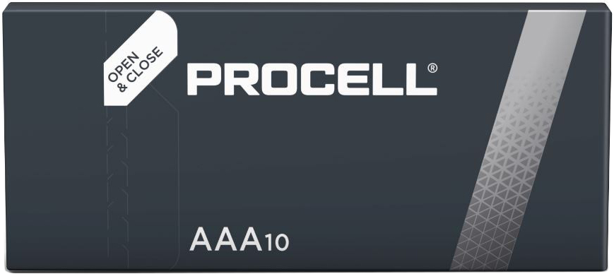 Батарейки Duracell Procell AAA/LR3 коробка 10 шт (Duracell Procell AAA ...
