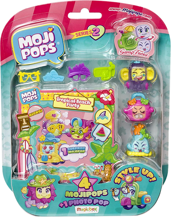 Ігровий набір Moji Pops S2 Фотосесія 4 фігурки + аксесуари
