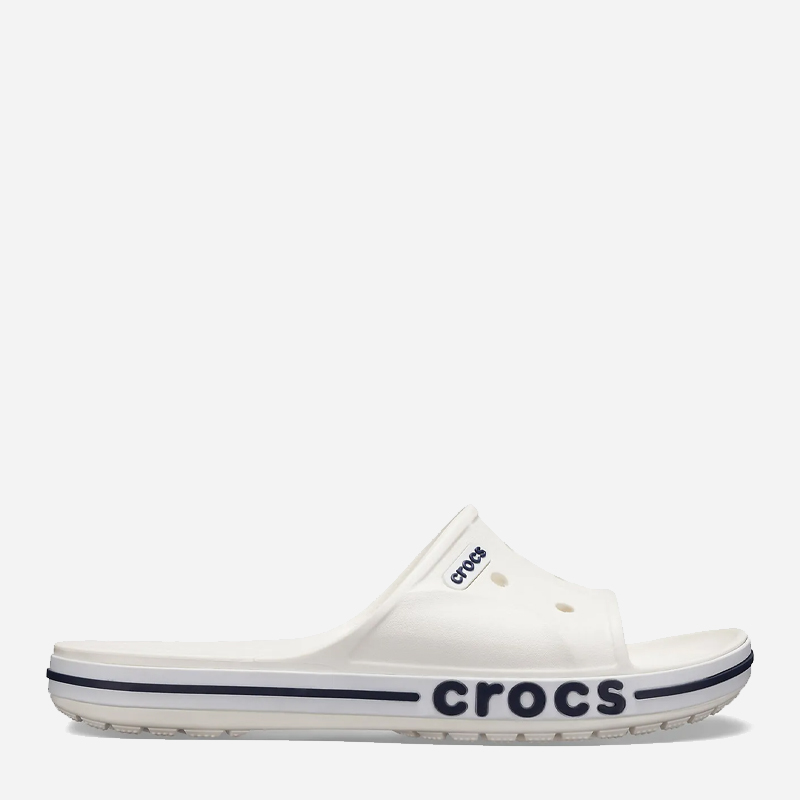 Акція на Чоловічі шльопанці для пляжу Crocs Bayaband 205392-126 46-47 (M12) 30 см Білий/Сірий від Rozetka