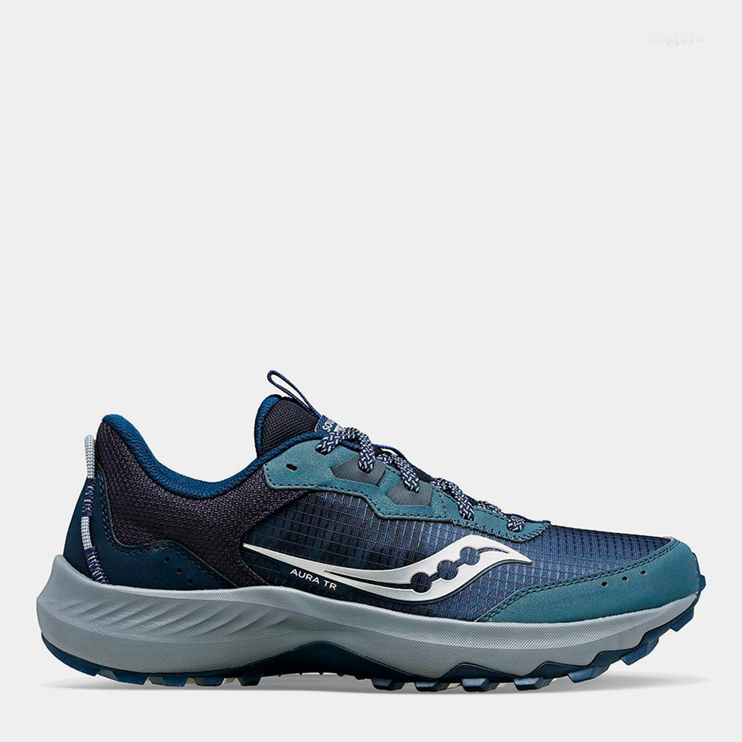 Акція на Чоловічі кросівки для бігу Saucony Aura Tr S20862-110 42.5 (9US) 27 см Navy/Silver від Rozetka