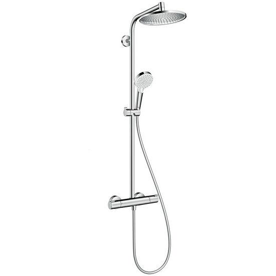 

Душевая система c термостатом HANSGROHE Crometta S 240 1jet Showerpipe хром