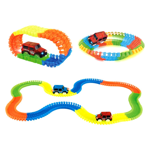 

Детская игрушечная светящаяся дорога Magic Tracks на 220 деталей гоночная трасса трек (MT12)