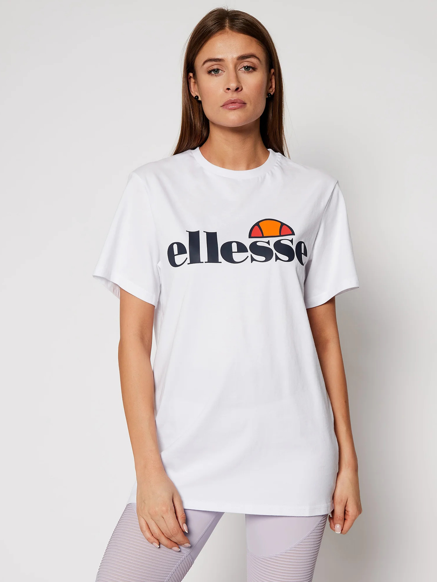 Акція на Футболка довга жіноча Ellesse Albany Tee SGS03237-908 M (12) Біла від Rozetka