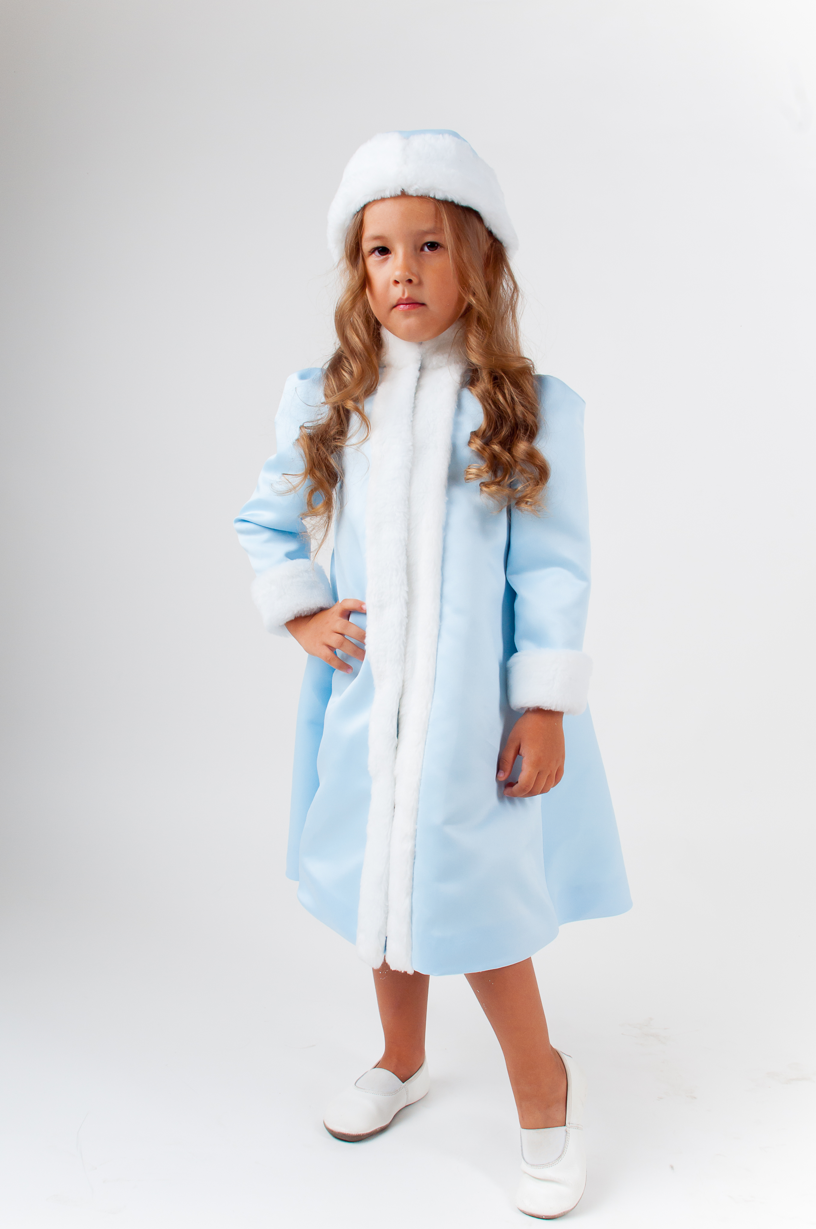 

Снегурочка костюм для девочки Colombina Kids 104 см