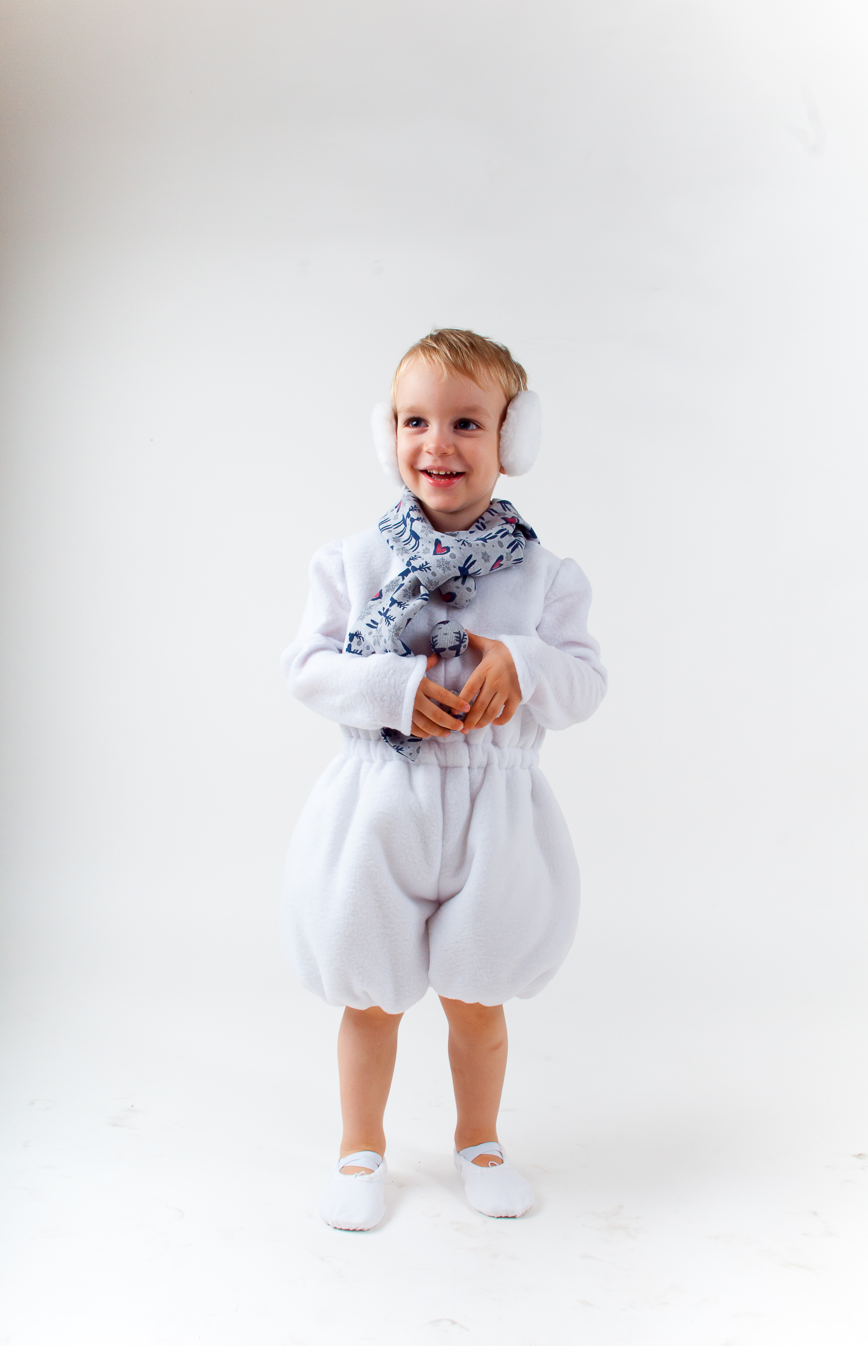 

Снеговик костюм для мальчика Colombina Kids 104 см