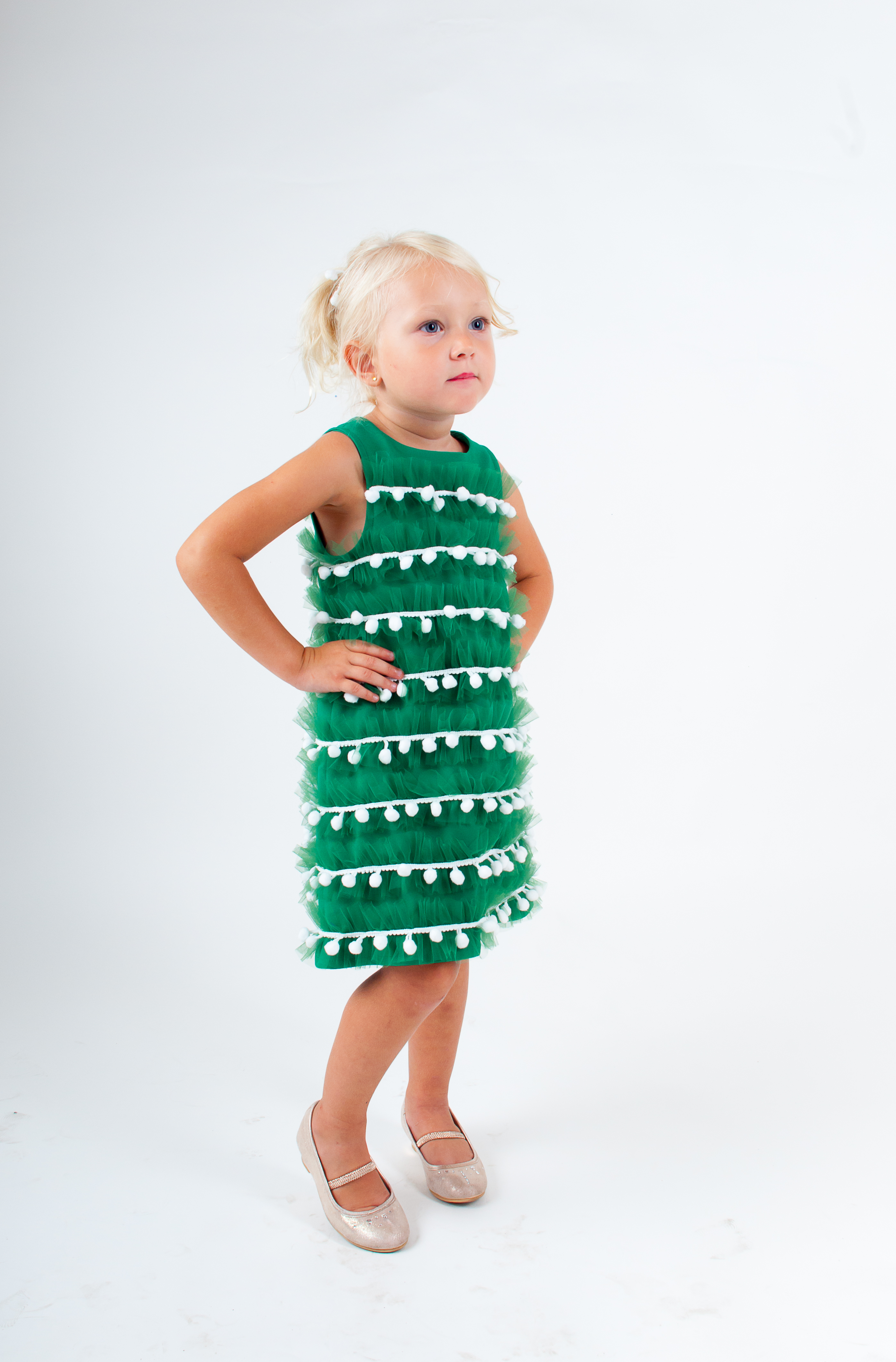 

Елочка с белыми шариками костюм для девочки Colombina Kids 104 см