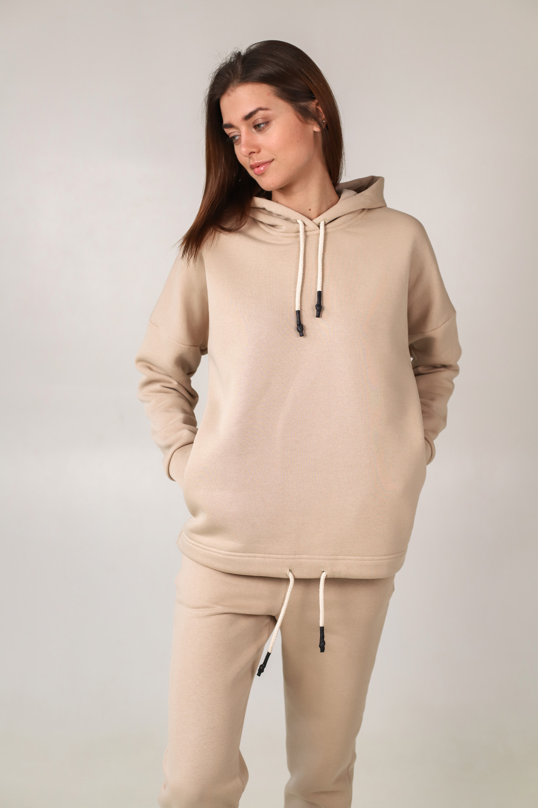 

Худи Wear me со шнуровкой M Беж 2w/43/33