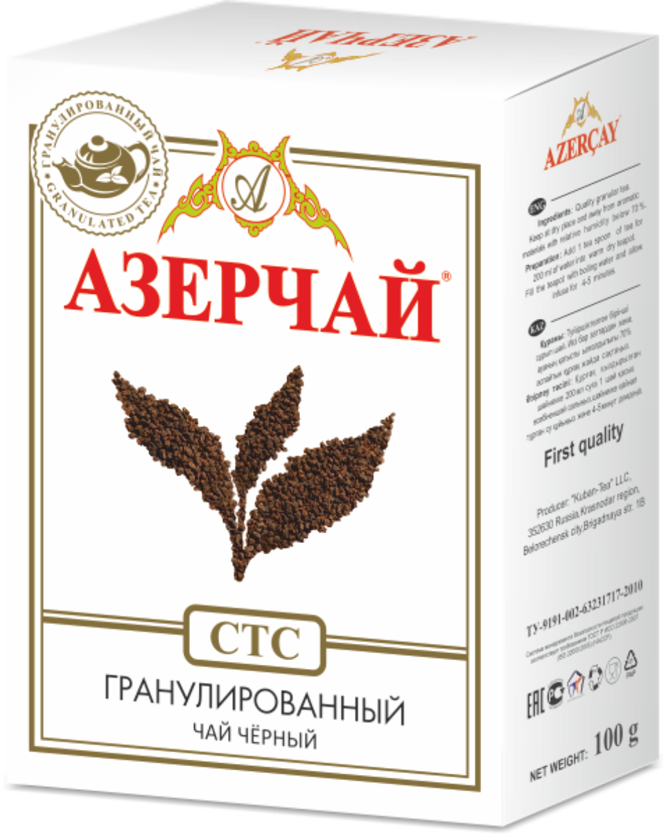 Чай чорний гранульований Azercay СТС 100 г від продавця: Status Goods ...