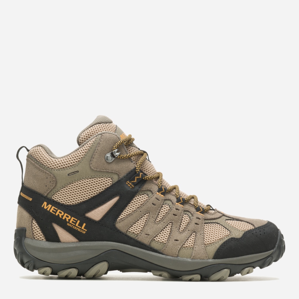 Акція на Чоловічі черевики високі для трекінгу з Gore-Tex Merrell Accentor 3 Mid Wp J037141 42 (8.5US/8UK) 26.5 см Коричневий/Бежевий від Rozetka