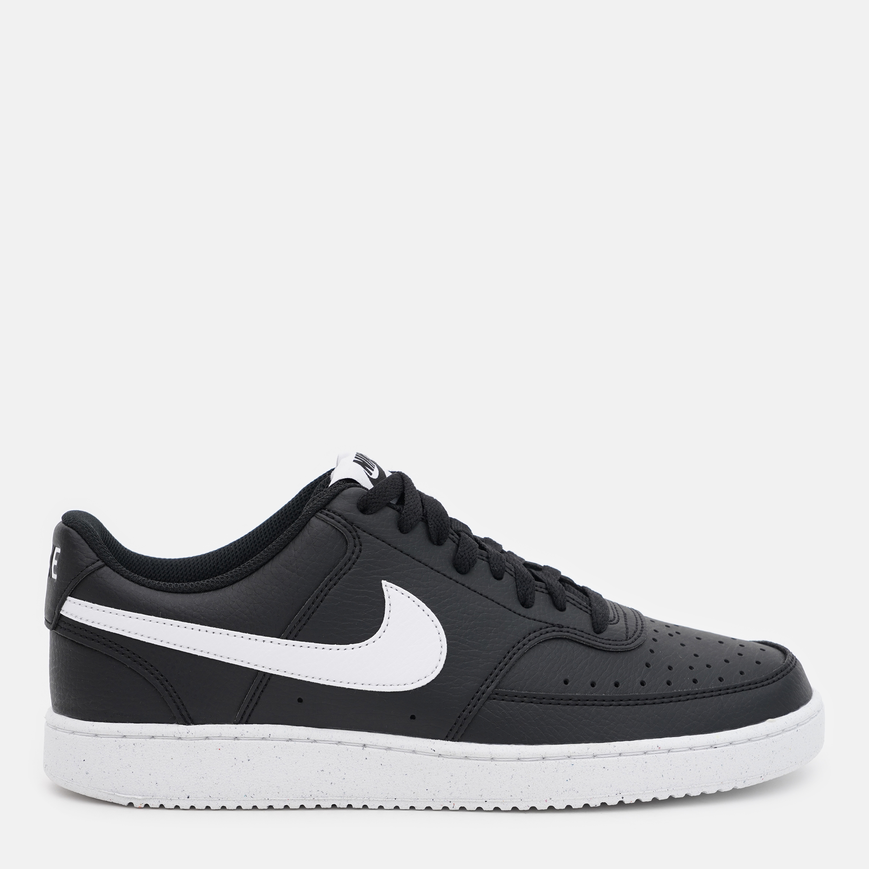 Акція на Чоловічі кеди низькі Nike Court Vision Low Nn DH2987-001 41 (8US) Чорні від Rozetka