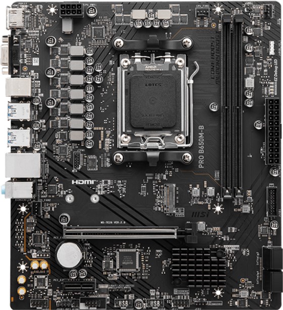 Материнская плата MSI PRO B650M-B (sAM5, AMD B650, PCI-Ex16) – фото ...