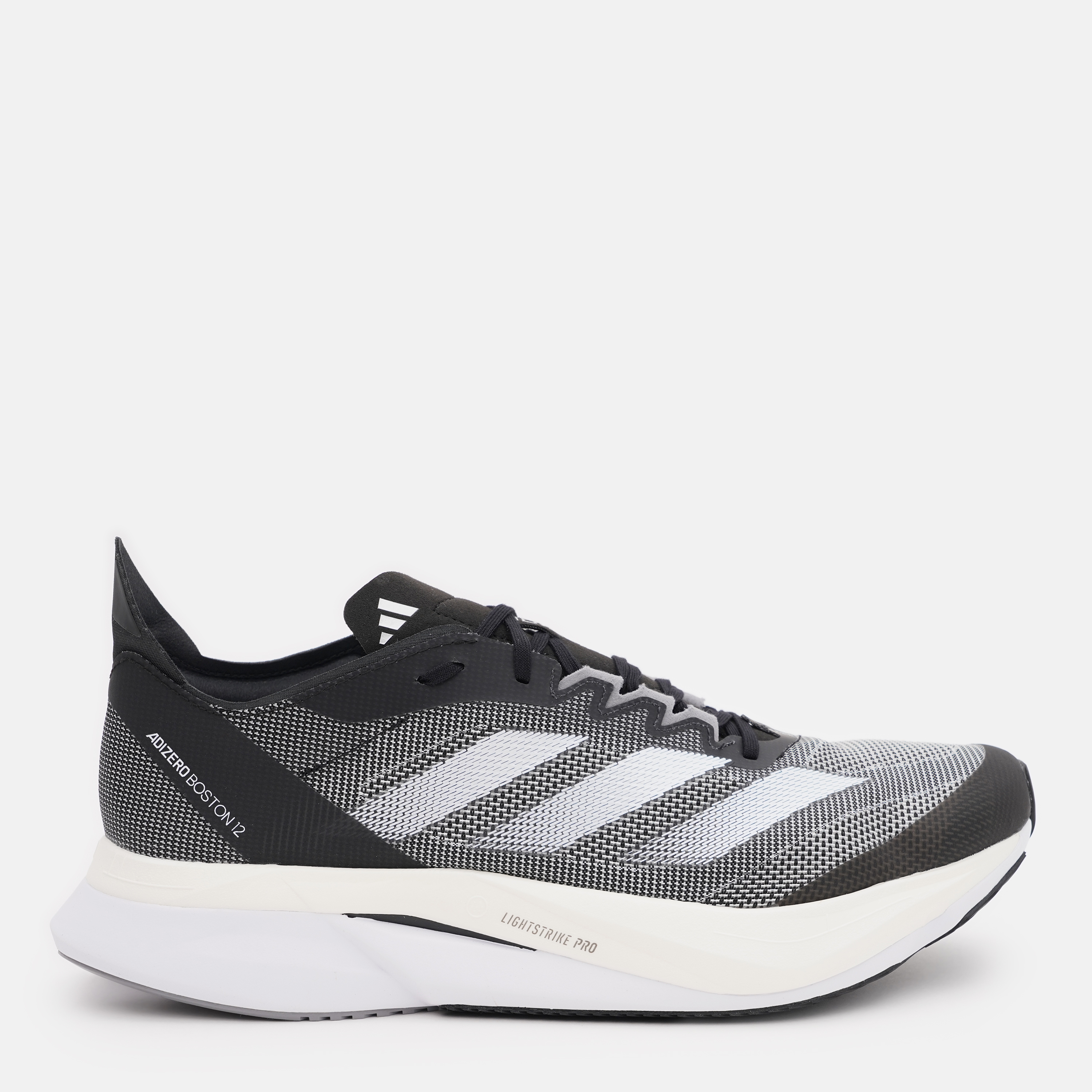 Акція на Чоловічі кросівки для бігу Adidas Adizero Boston 12 M ID4234 42 (8UK) 26.5 см Cblack/Ftwwht/Carbon від Rozetka