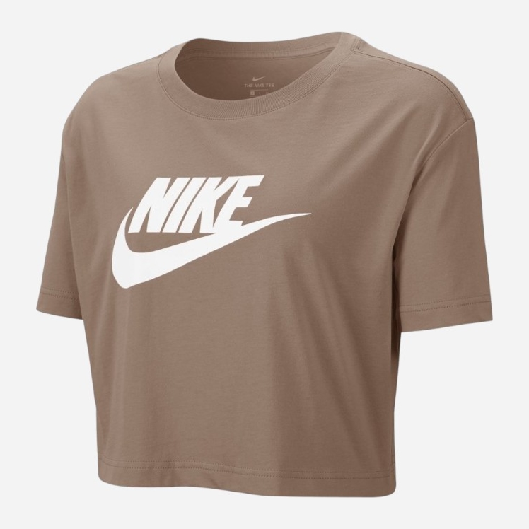 Акція на Футболка жіноча Nike Sportswear Essential BV6175-283 XXL Коричнева від Rozetka