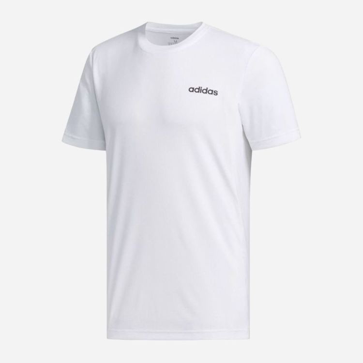 Акція на Футболка чоловіча Adidas M D2M Pl Tee FL0288 XXL Біла від Rozetka