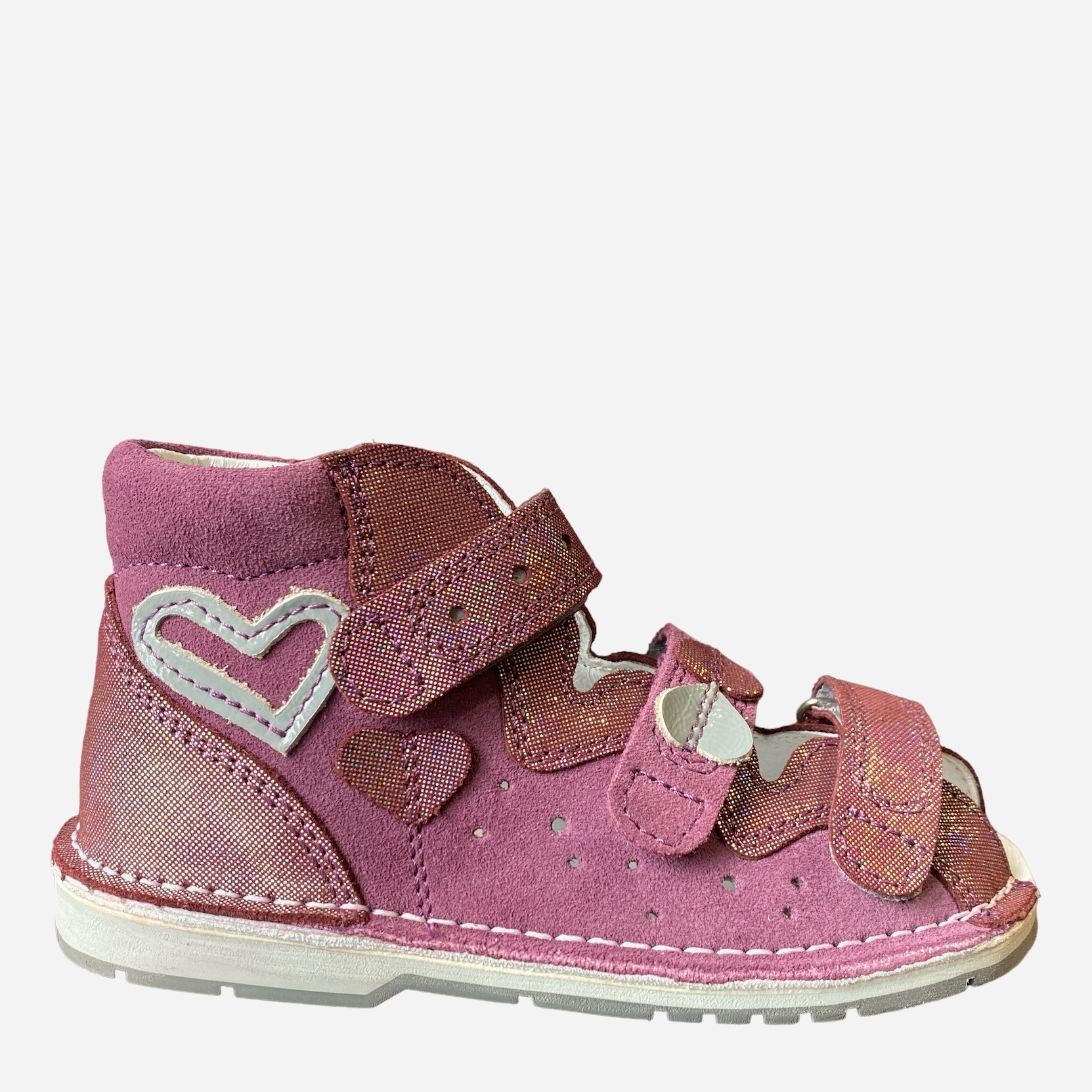 Акція на Дитячі ортопедичні сандалі для дівчинки Bartek 165201-14 29 Рожеві від Rozetka