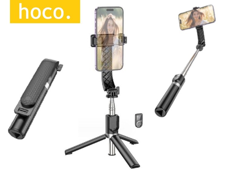 Монопод-тренога для селфи 980мм с пультом Bluetooth Selfie Stick Hoco ...