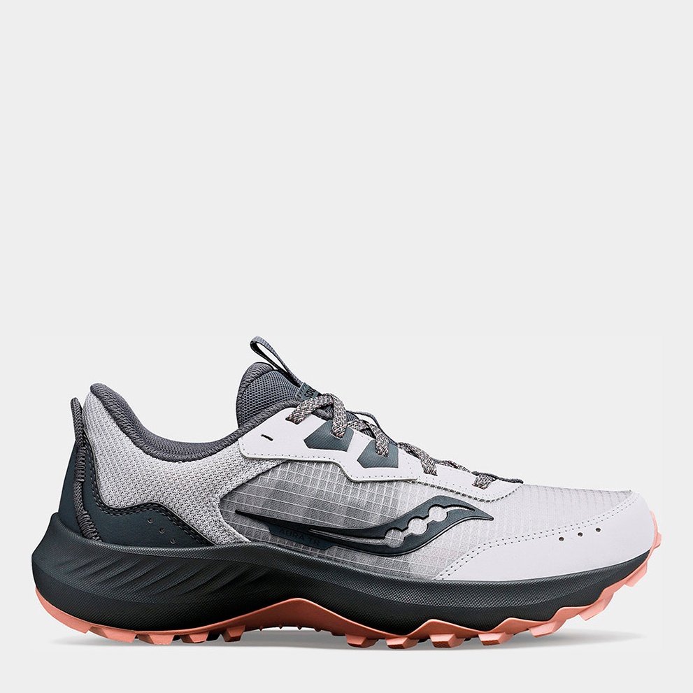 Акція на Жіночі кросівки для бігу Saucony Aura Tr S10862-130 37.5 (6.5US) 23 см Fog/Lotus від Rozetka