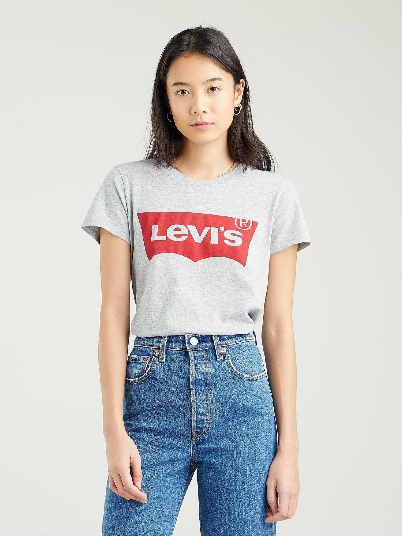 Акція на Футболка бавовняна жіноча Levi's The Perfect Tee 17369-1686 S Core Batwing T від Rozetka