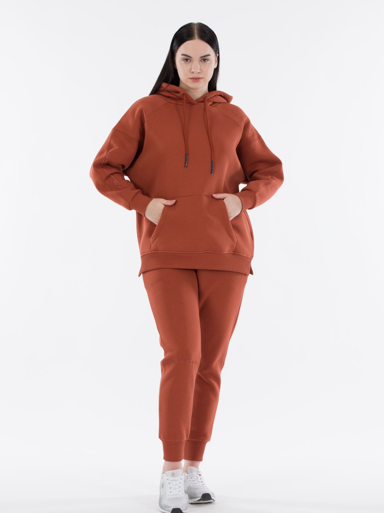 Акція на Спортивний костюм жіночий New Color 187487 XL Коричневий від Rozetka