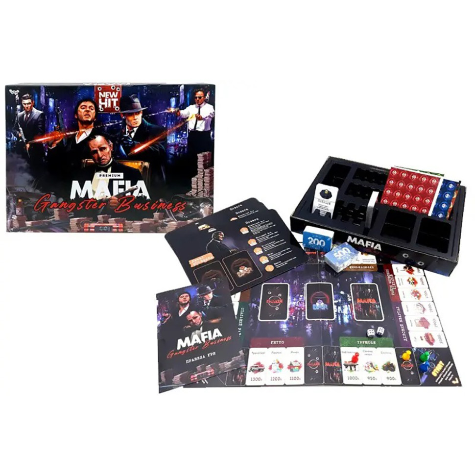 Настольная игра MAFIA. Gangster Business. Premium (укр) Dankotoys MAF-03-01U