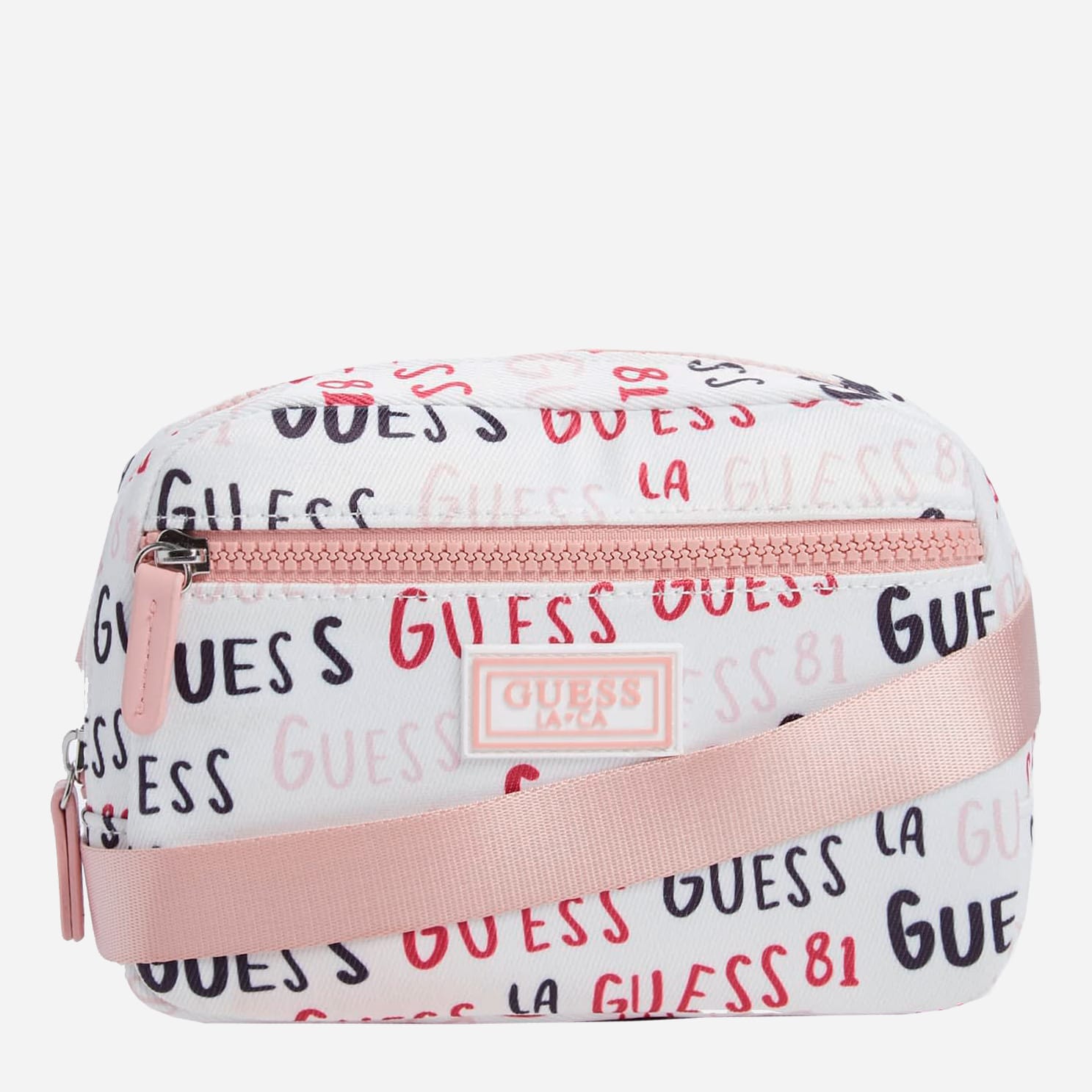 Акція на Сумка на пояс бананка жіноча Guess 677779865 Біла від Rozetka