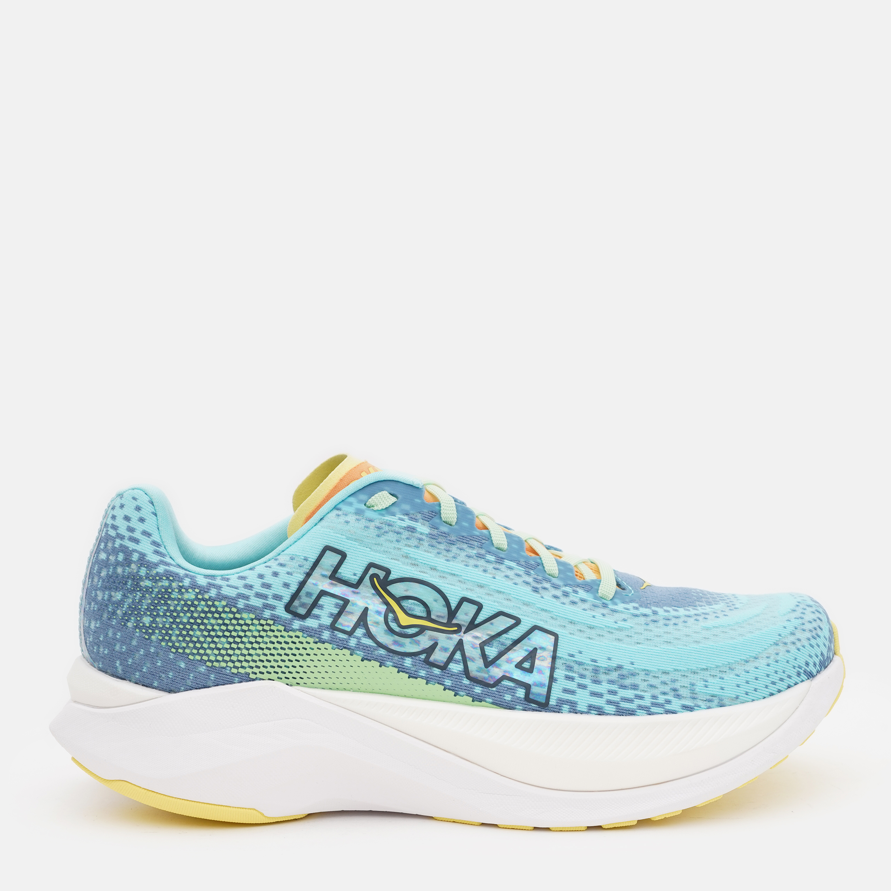 Акція на Чоловічі кросівки для бігу HOKA ONE ONE Mach X 1141450-DDL 41 1/3 (8US) 26 см Блакитні від Rozetka