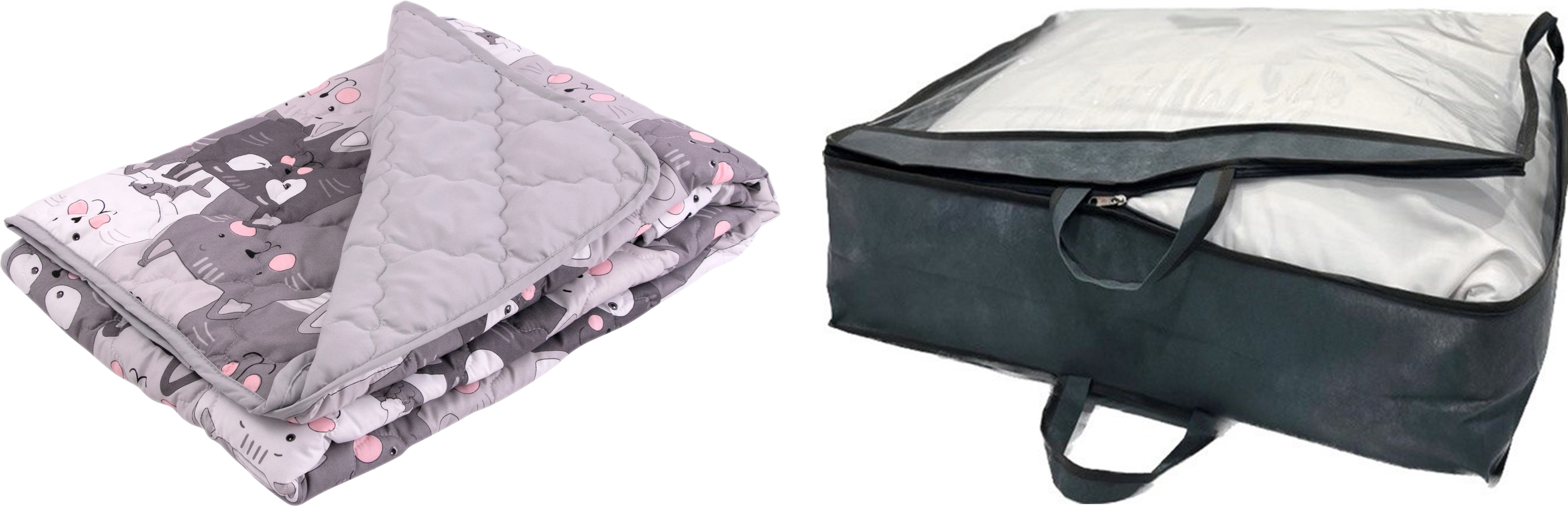 Набор Летнее полуторное одеяло Руно 140 x 205 см антиаллергенное ...