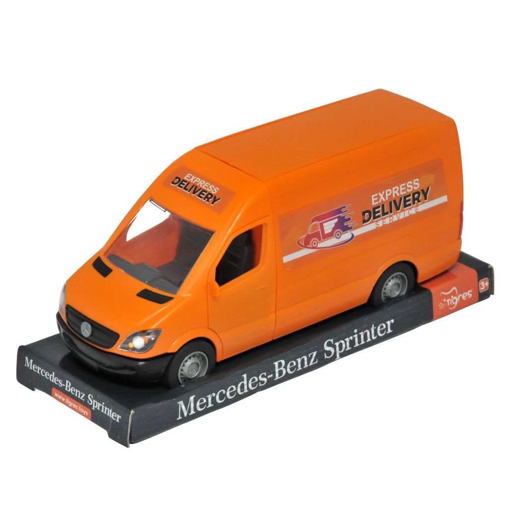 

Игрушечная машинка Tigres Mercedes-Benz Sprinter Грузовой оранжевый на планшетке (39719)