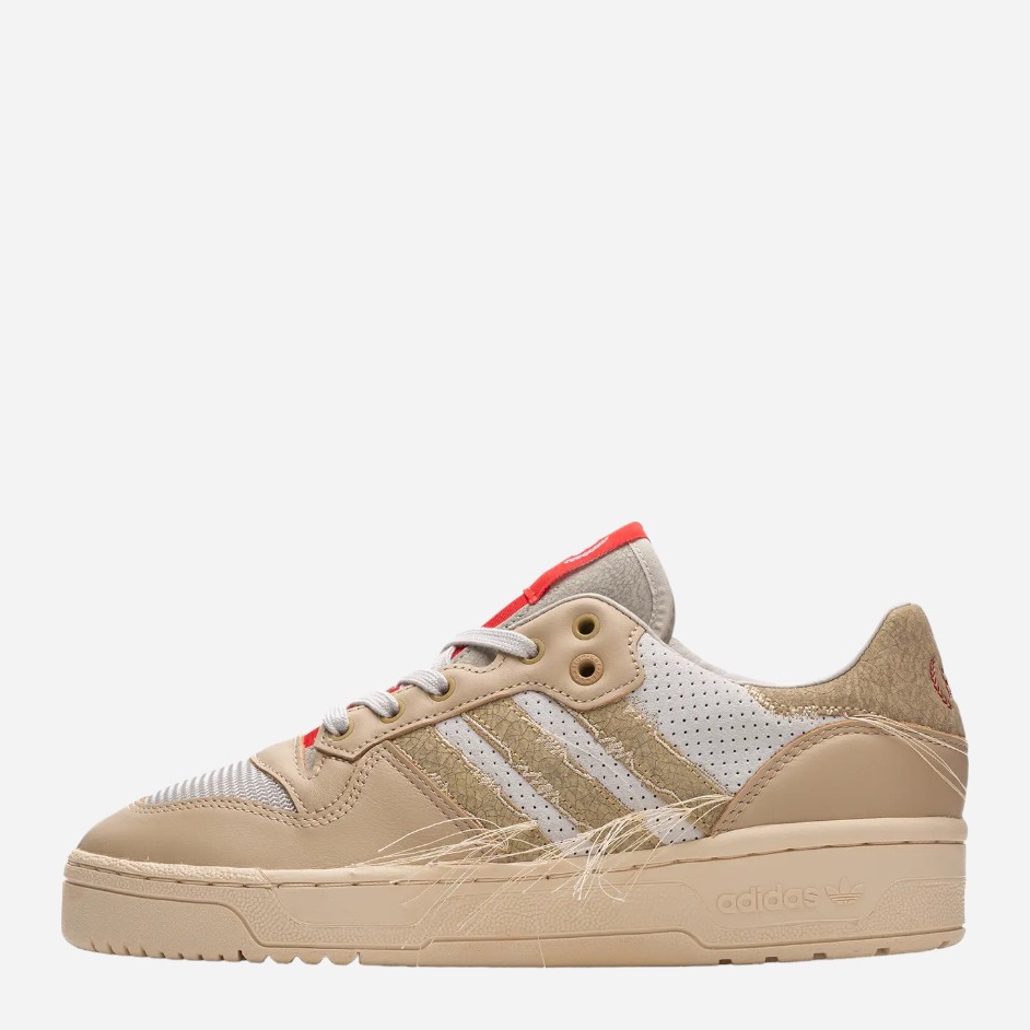 Акція на Чоловічі кеди низькі adidas x Extra Butter Rivalry Low ID8805 43.5 Бежеві від Rozetka