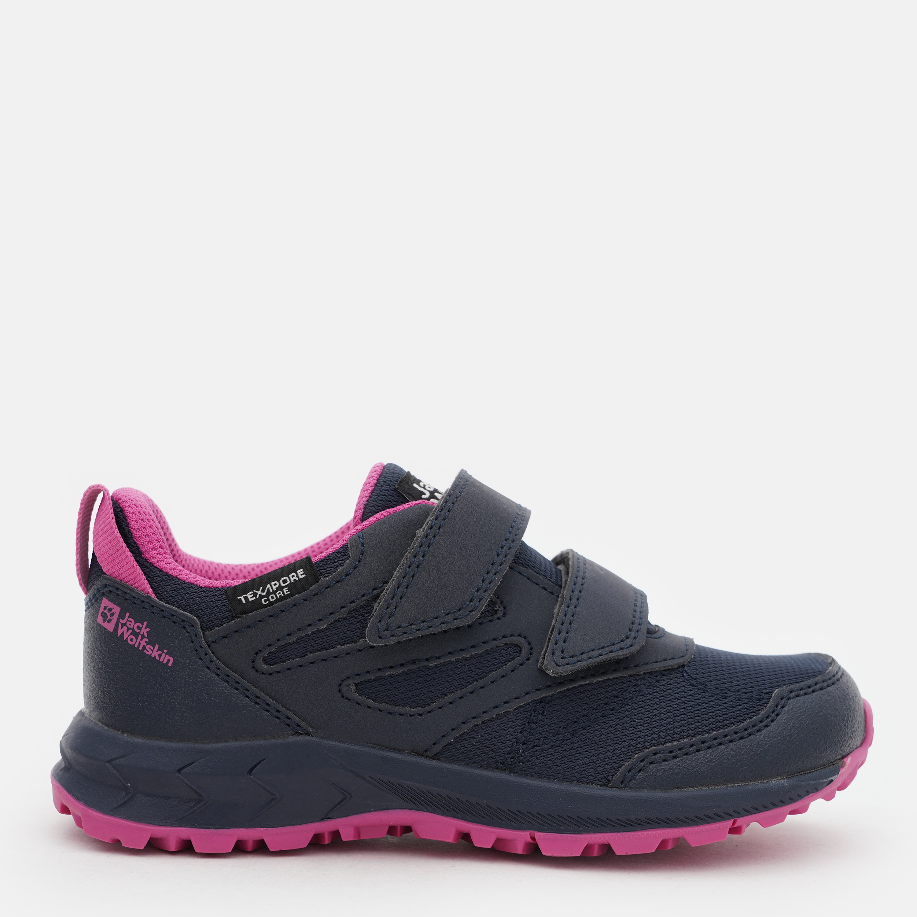 Акція на Дитячі кросівки для дівчинки Jack Wolfskin Woodland Texapore Low Vc K 4046351-1239 32 (13UK) Синій/Рожевий від Rozetka