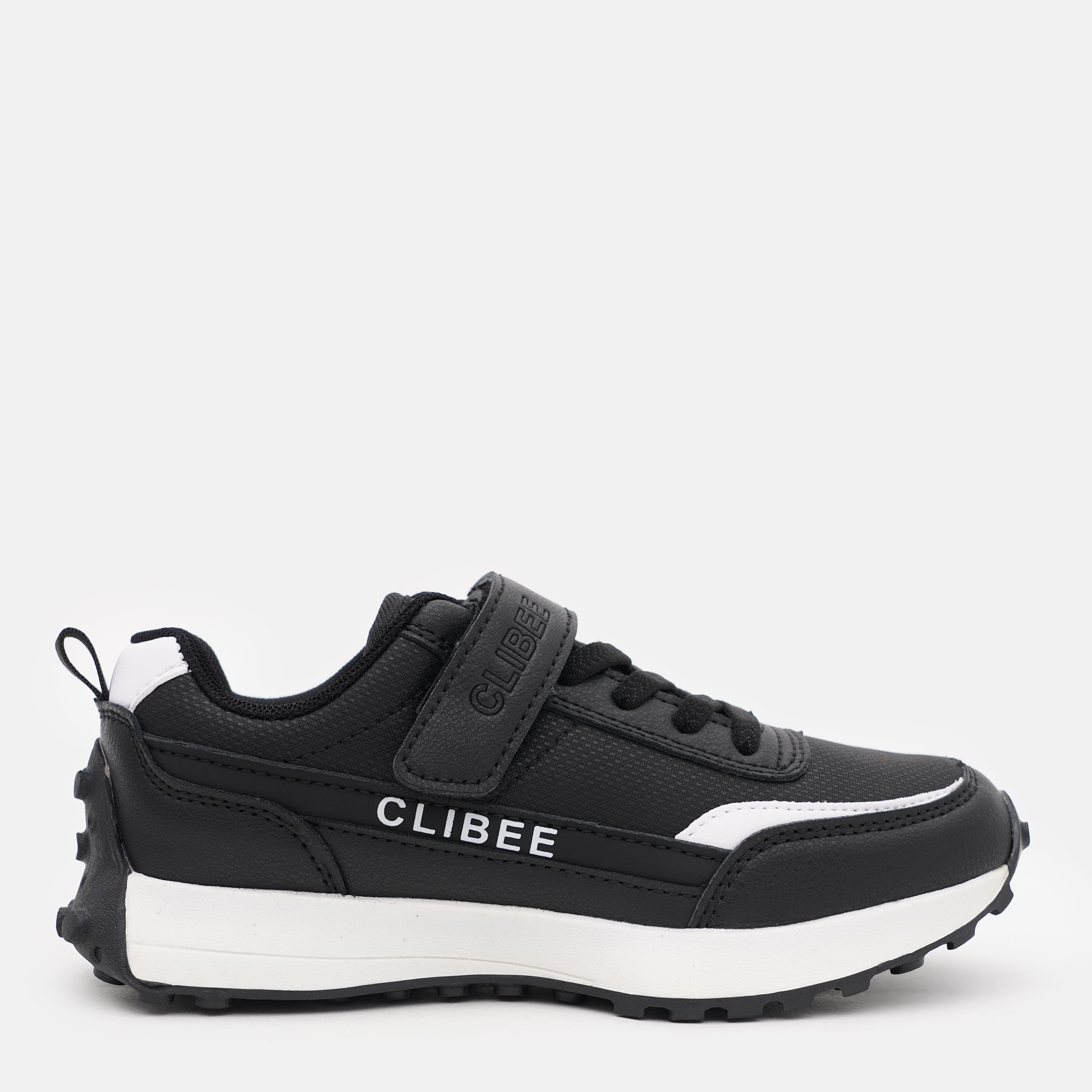 Акція на Дитячі кросівки для хлопчика Clibee LC233-Black-White 32 Чорні від Rozetka