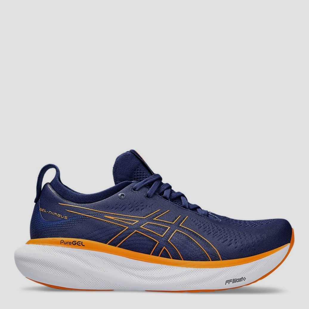 Акція на Чоловічі кросівки для бігу ASICS Gel-Nimbus 25 1011B547-403 44.5 (10.5US) 28.2 см Сині від Rozetka