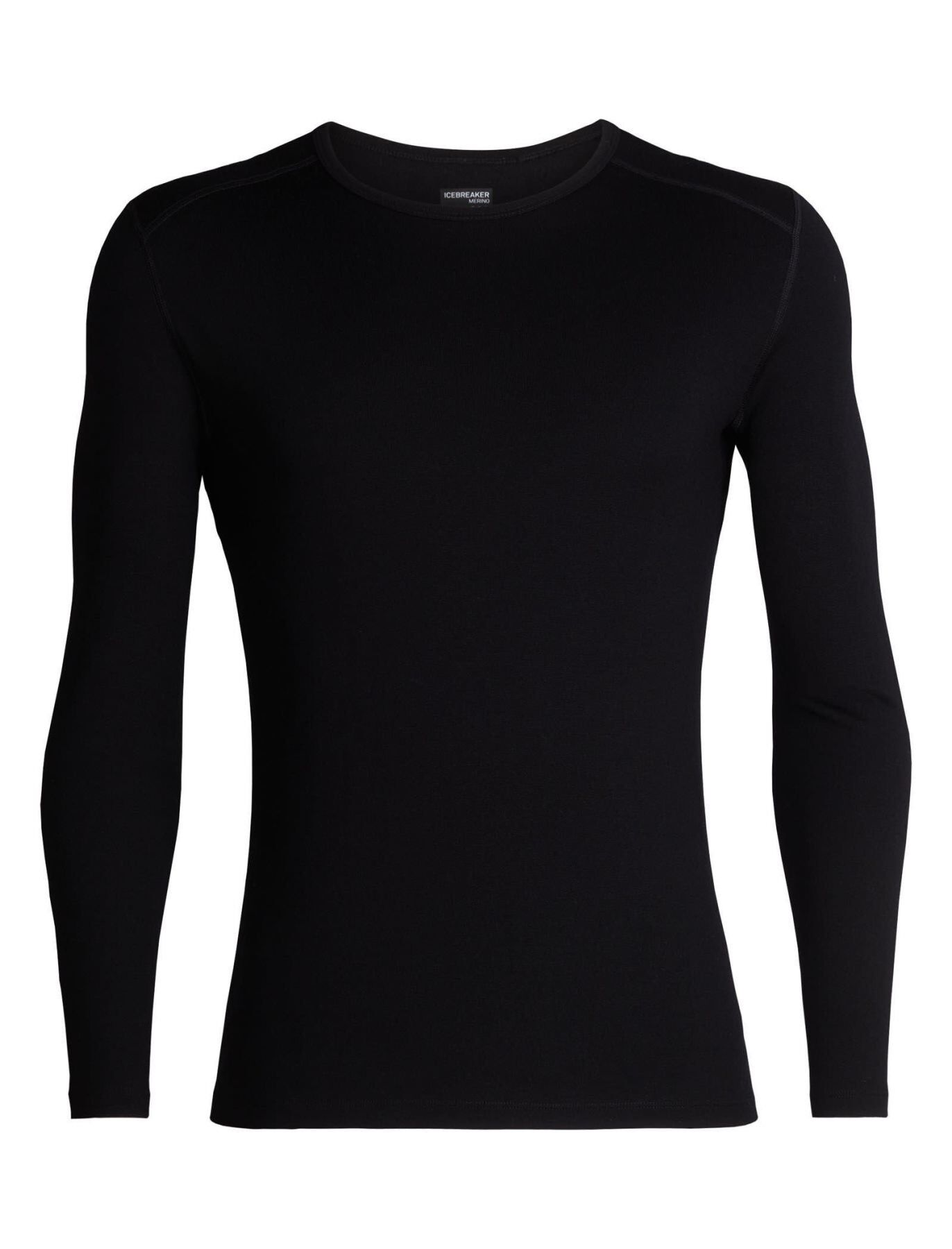 

Термофутболка мужская Icebreaker 260 Tech Long Sleeve Crewe Black L (104 371 001 L)