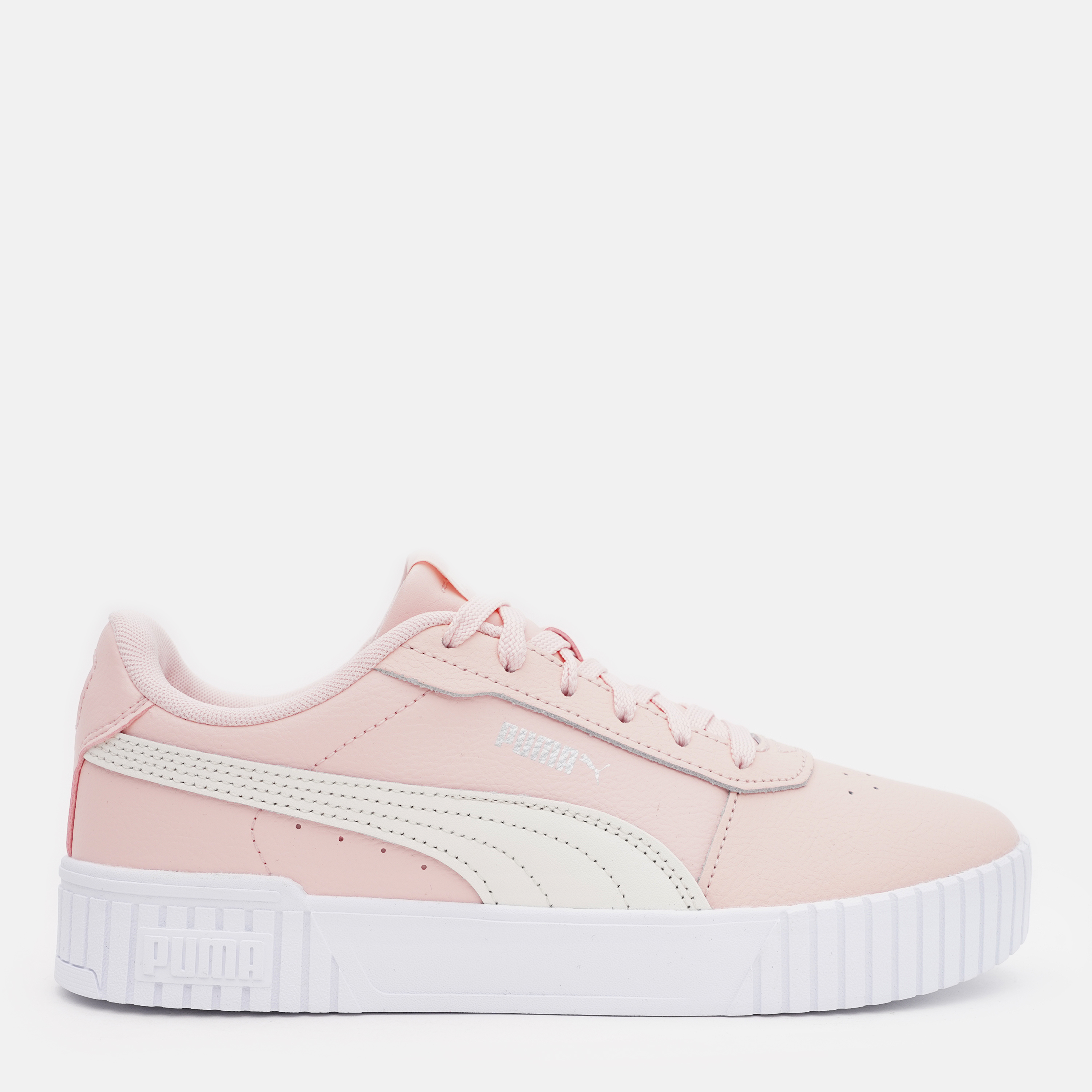 Акція на Жіночі кеди низькі Puma Carina 2.0 38584911 38 (5UK) 24 см Rose Dust-Warm White-PUMA Silver-PUMA White від Rozetka