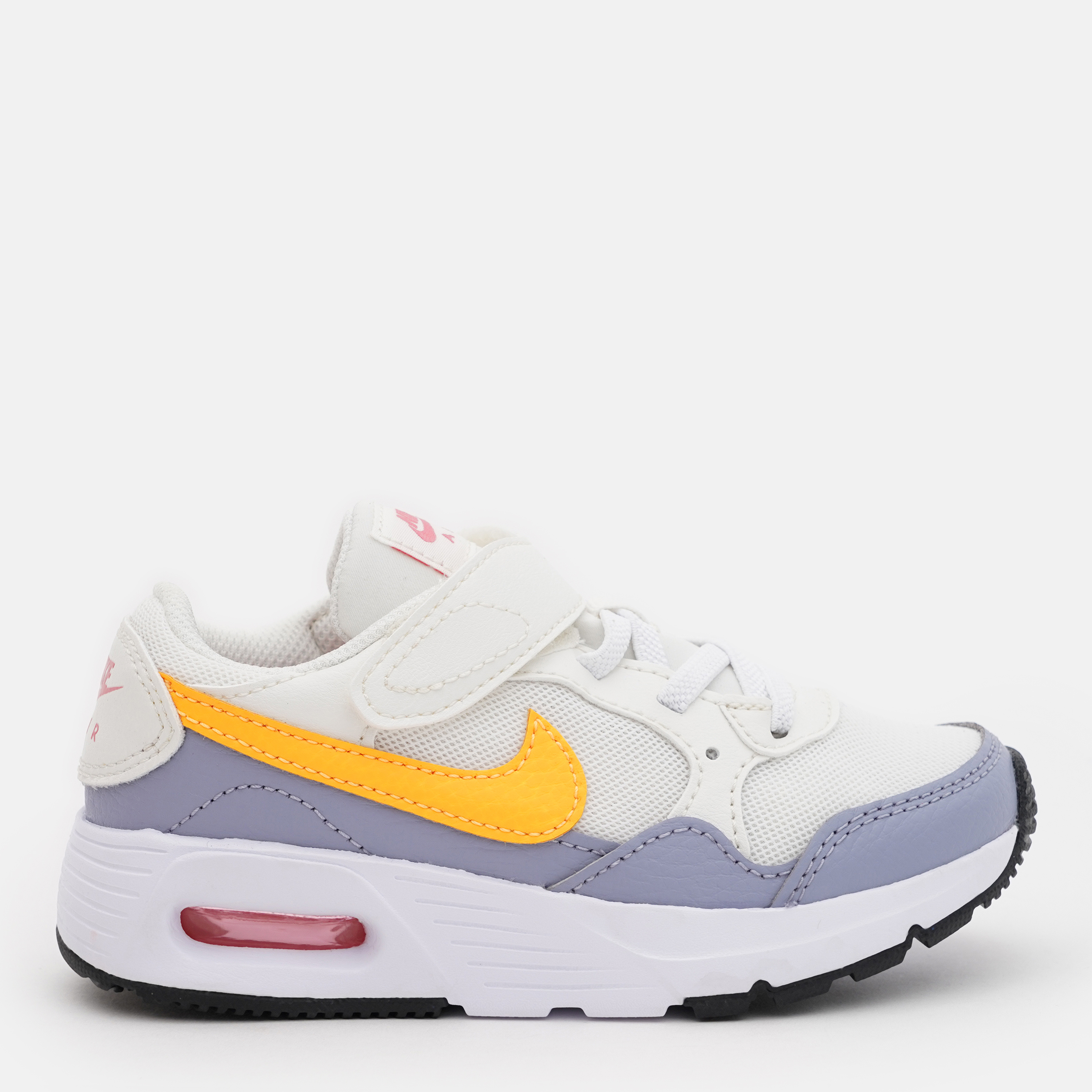 Акція на Дитячі кросівки для дівчинки Nike Air Max Sc (Psv) CZ5356-116 31 (13C) Sail/Laser Orange-Indigo Haze-White від Rozetka