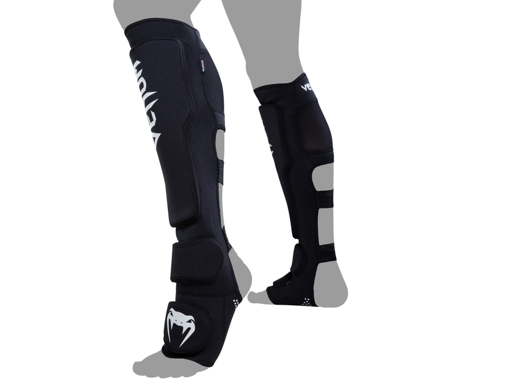 

Защита ног VENUM Kontact Evo Shinguards M/L чёрный/белый (3978)
