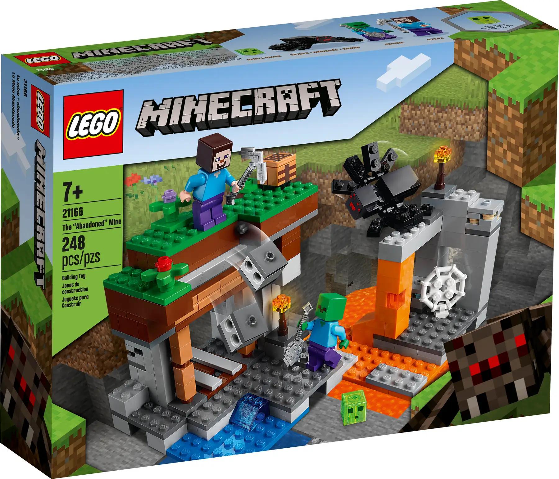 Конструктор LEGO Minecraft (21166) «Затерянная» Шахта 248 деталей The  