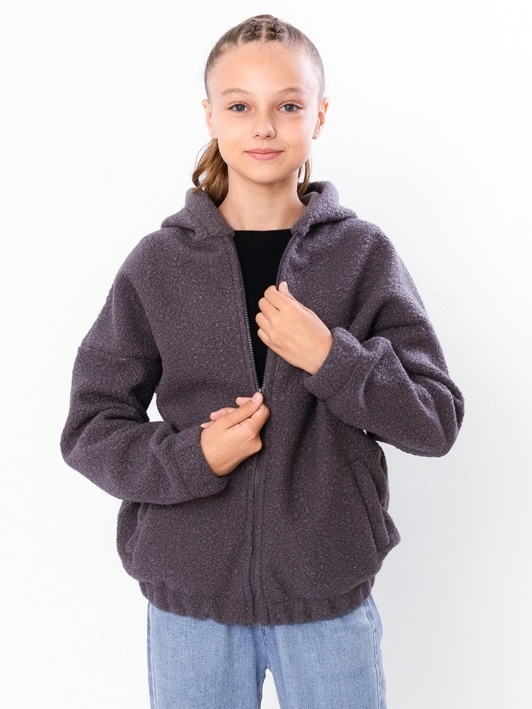 Акция на Дитяча демісезонна куртка для дівчинки Носи своє 6411-130 110 см Темно-сіра (p-12376-137981) от Rozetka