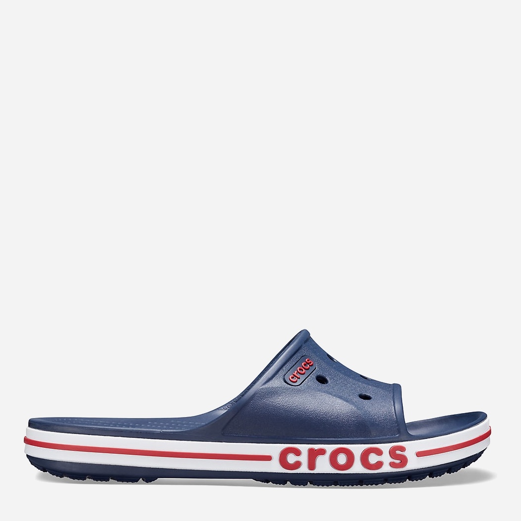 Акція на Чоловічі шльопанці для пляжу Crocs Bayaband 205392-4CC-M13 48-49 31 см Navy/Pepper від Rozetka