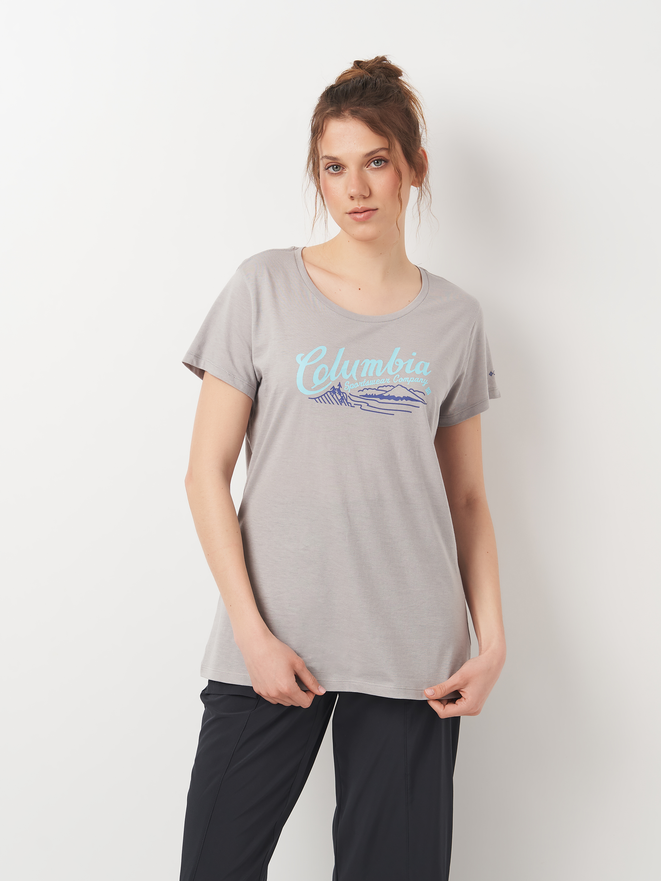 Акція на Футболка жіноча Columbia Graphics Daisy Days SS Graphic Tee 1934591-042 M Світло-сіра від Rozetka