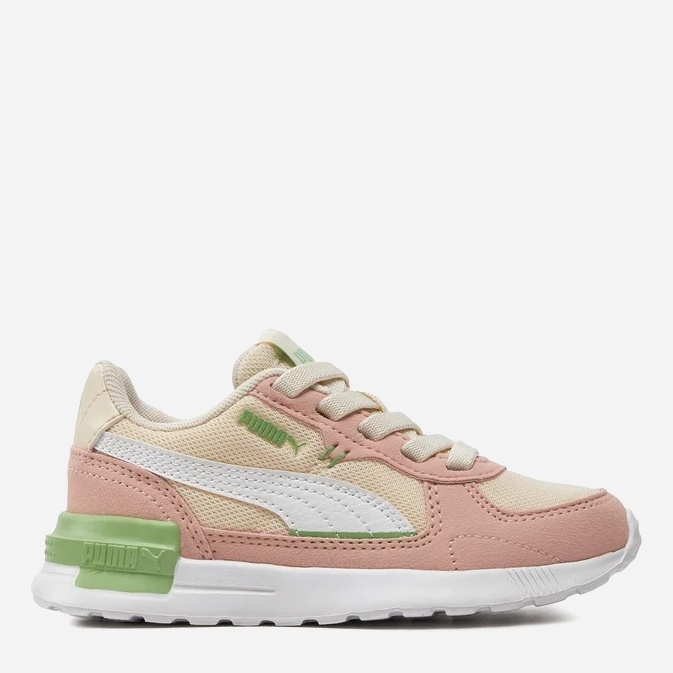 Акція на Дитячі кросівки для дівчинки Puma Graviton AC 38198830 33 (1) Sugared Almond-White-Rose Quartz-Pure Green від Rozetka