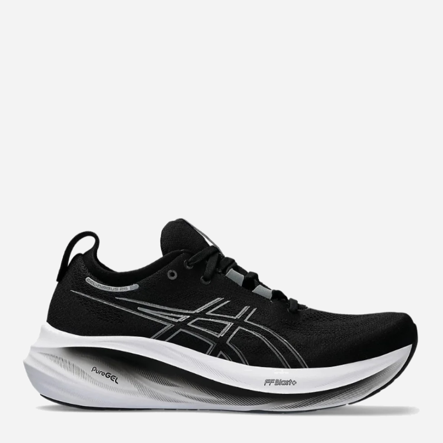Акція на Чоловічі кросівки для бігу ASICS Gel-Nimbus 26 1011B794-001 44.5 (10.5US) 28.2 см Чорні від Rozetka