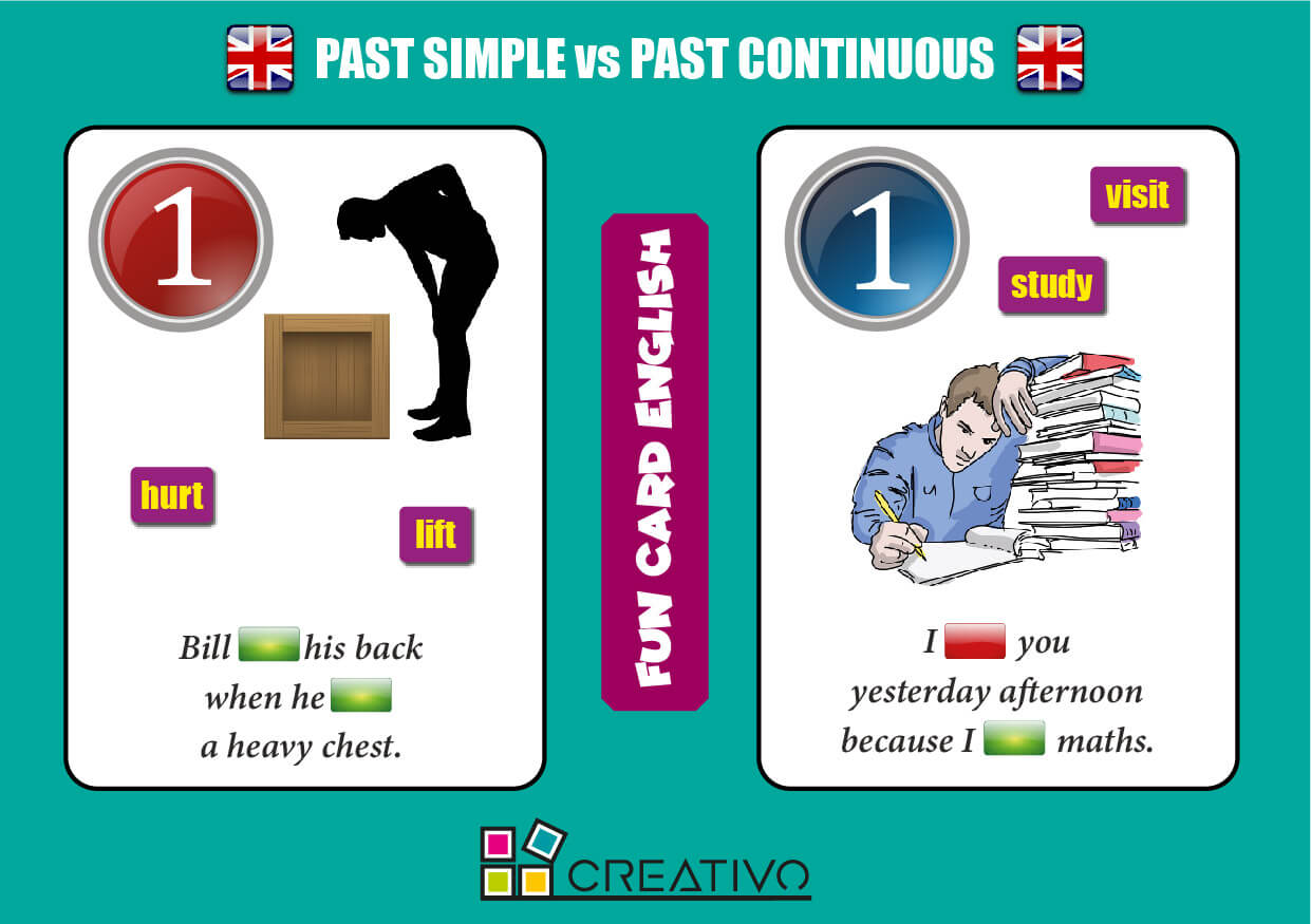 Карткова гра Fun Card English past simple vs past continuous, Creativo –  фото, відгуки, характеристики в інтернет-магазині ROZETKA від продавця:  EnGames | Купити в Україні: Києві, Харкові, Дніпрі, Одесі, Запоріжжі, Львові