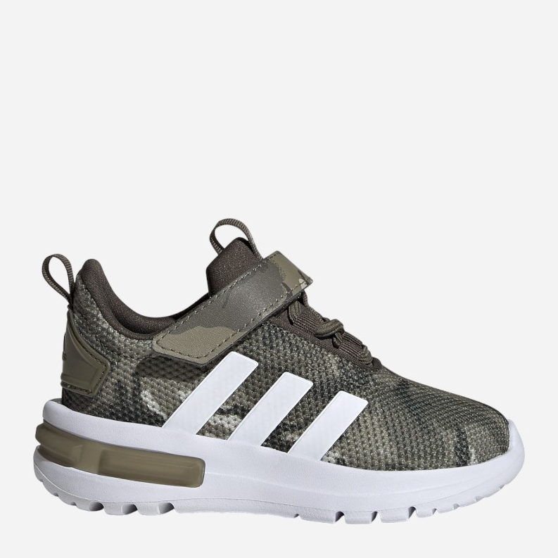 Акція на Дитячі кросівки для хлопчика Adidas Racer Tr 23 El I ID8362 25.5 Хакі від Rozetka